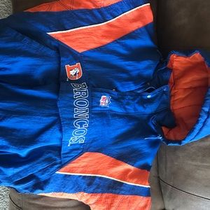 Broncos starter pullover jacket